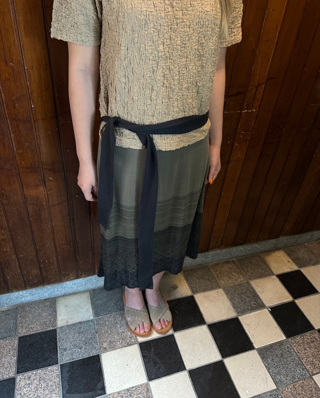 plus alpha knit skirt 상품이미지3