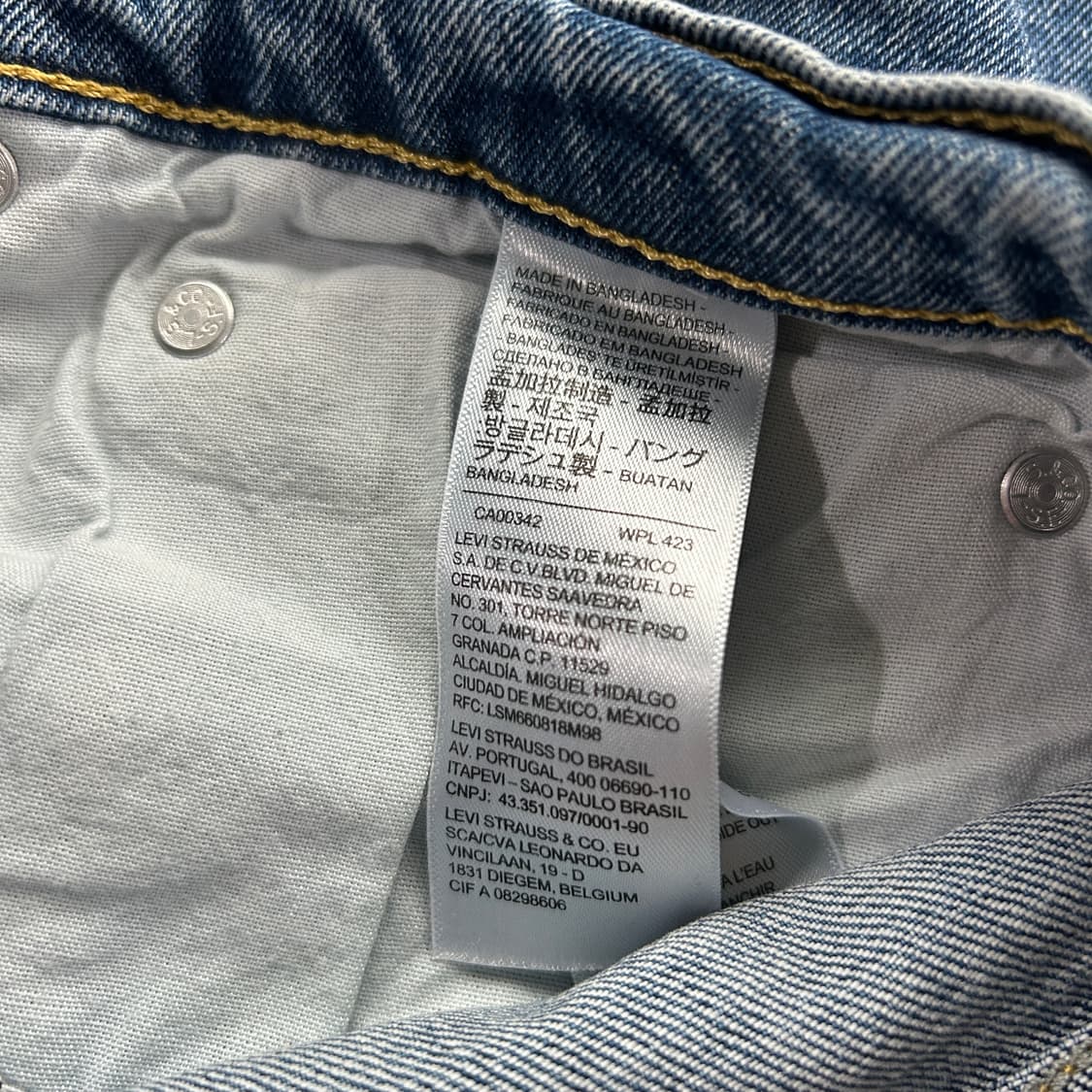 리바이스 데님 청바지 블루 36 상품이미지4