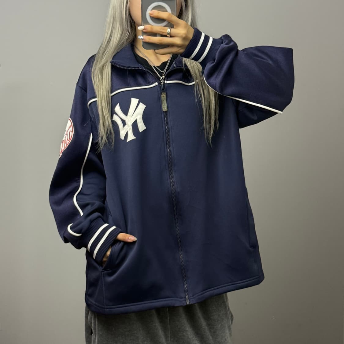 Majestic 00s NY YANKEES 트랙 자켓 상품이미지3