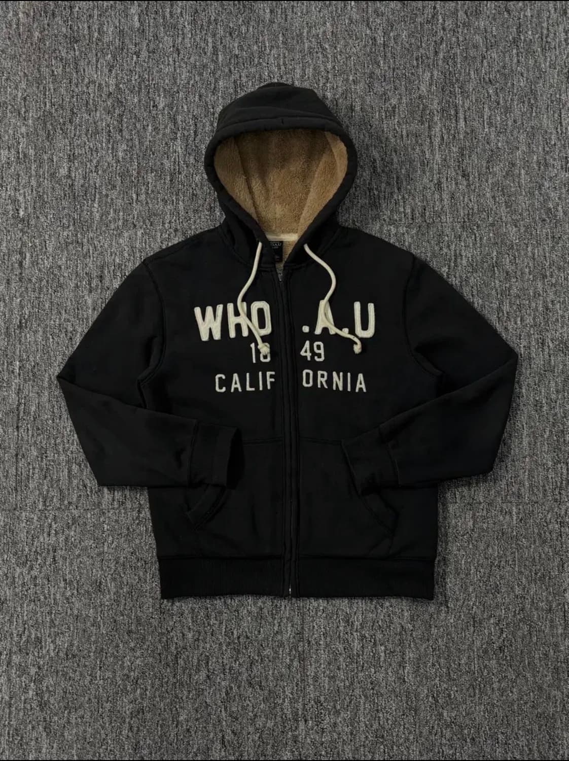 후아유 기모 후드집업 상품이미지1