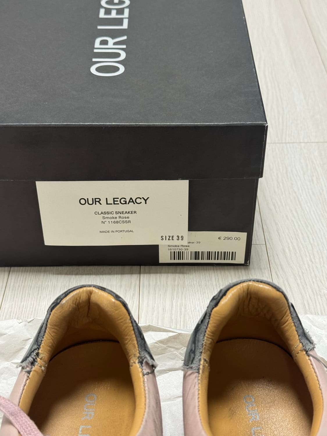 아워레가시 스니커즈 운동화 스모크 로즈 39 상품이미지5