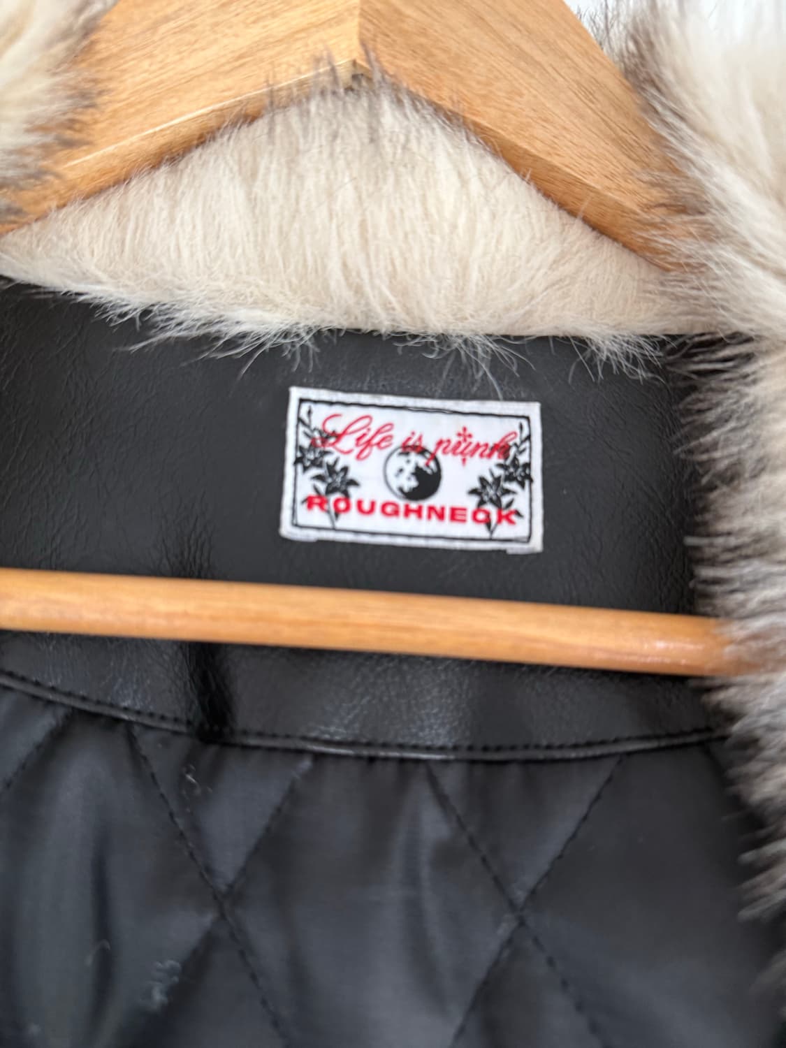 러프넥 무스탕 M 상품이미지4