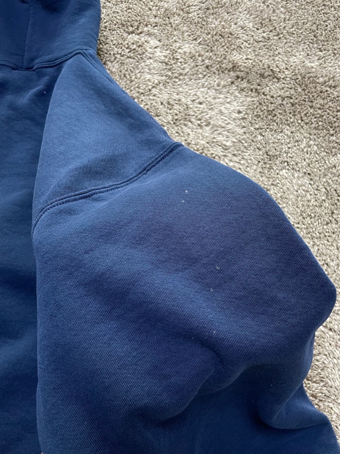 90s russell athletic hoodie zip navy 상품이미지8