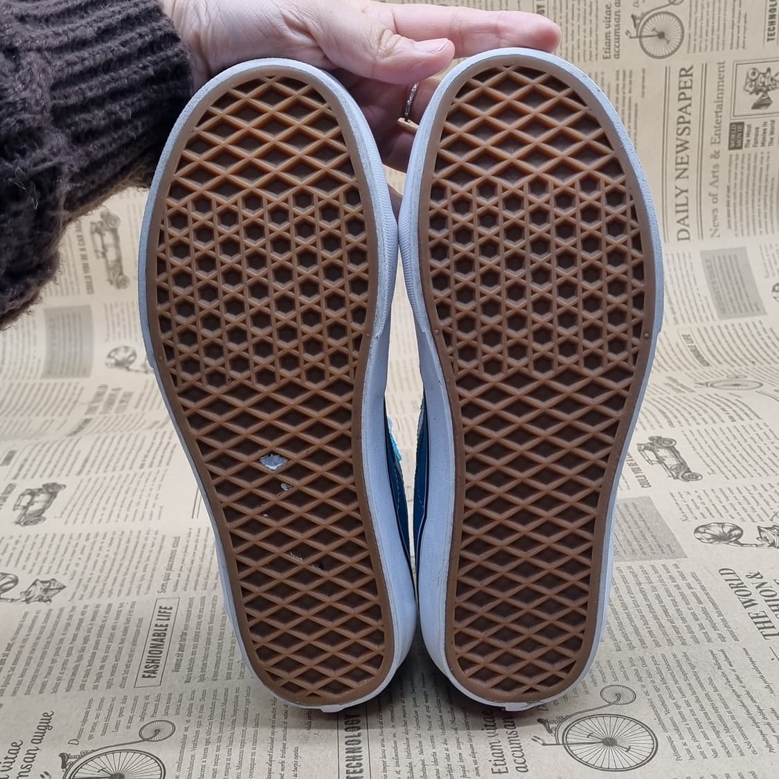 반스 스케이트 블루 여성하이탑240  상품이미지3