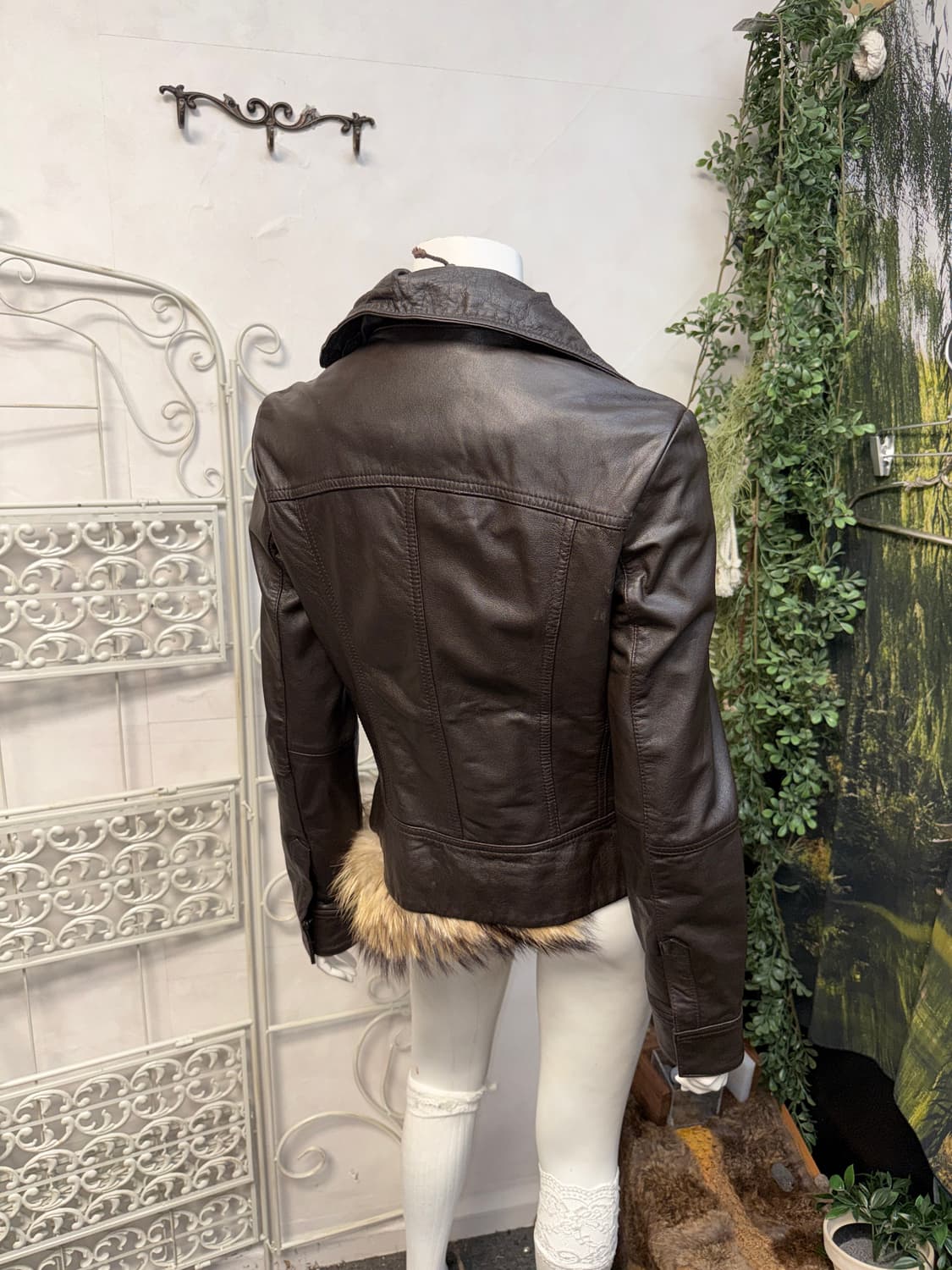 All Saints dark brown double buckle jk 상품이미지8