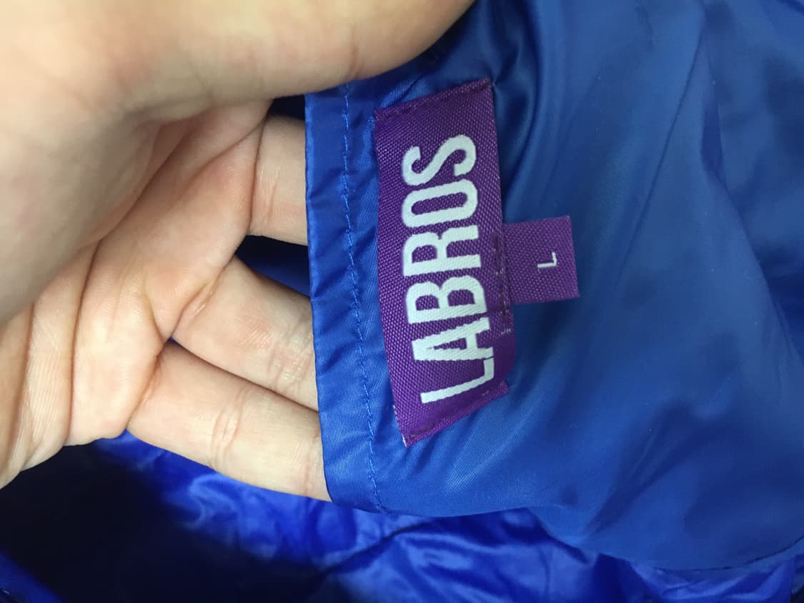 라브로스 경량패딩 블루 L 상품이미지2