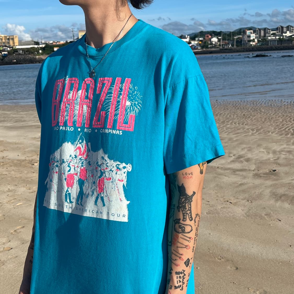 90’s Made in USA vintage T-shirts BLU 상품이미지2