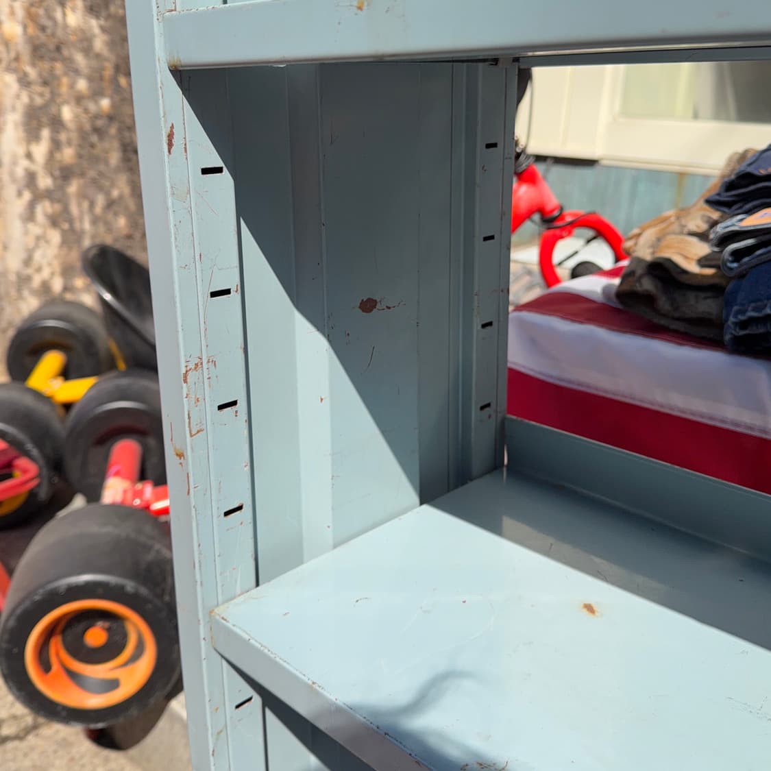 빈티지 소품 미국 철제 선반 상품이미지8