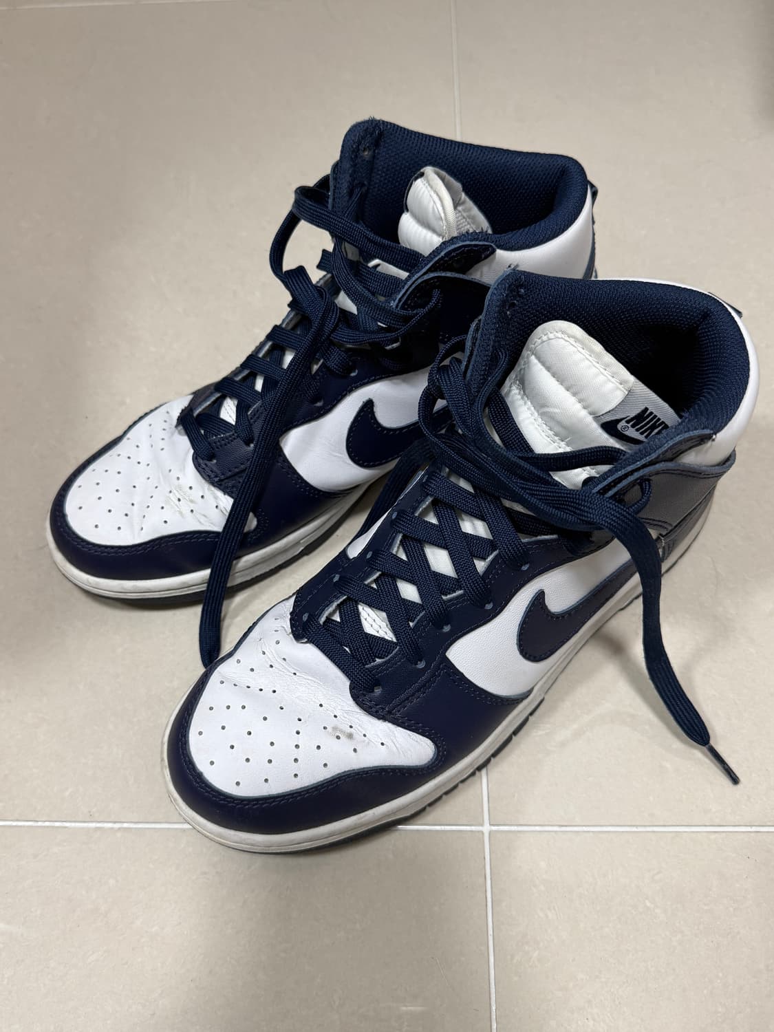 나이키 덩크 하이 네이비 260 상품이미지1