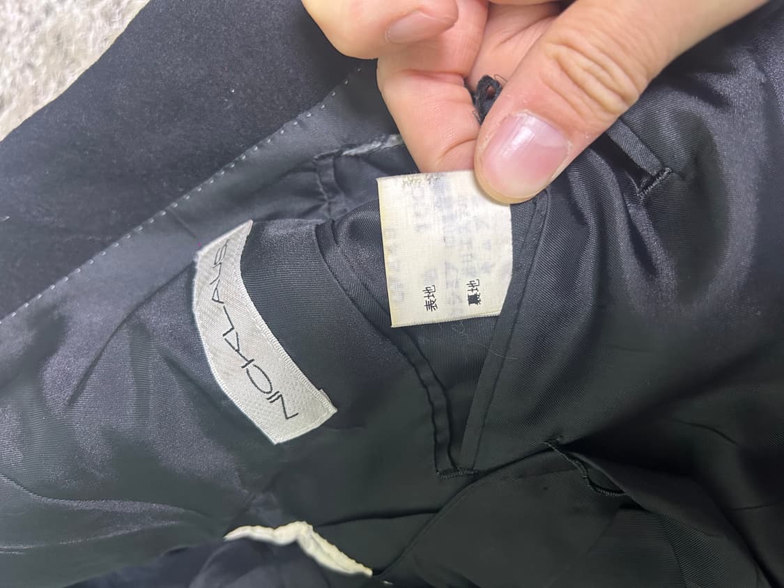 캐시미어100프로 더블블레이저 사이즈 105~110 상품이미지4