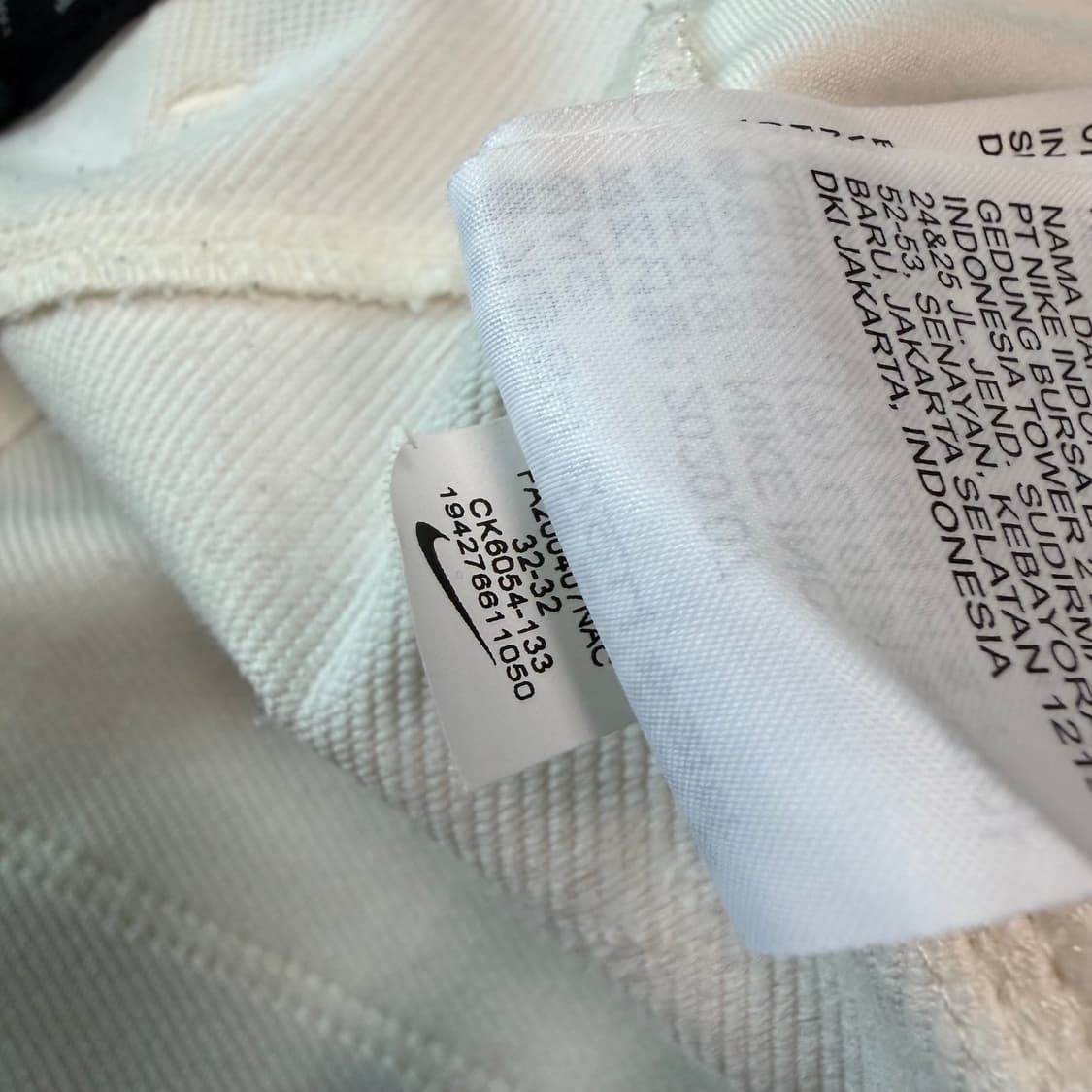 Nike 화이트 컬러 5포켓 스타일 남성용 골프 팬츠 상품이미지4