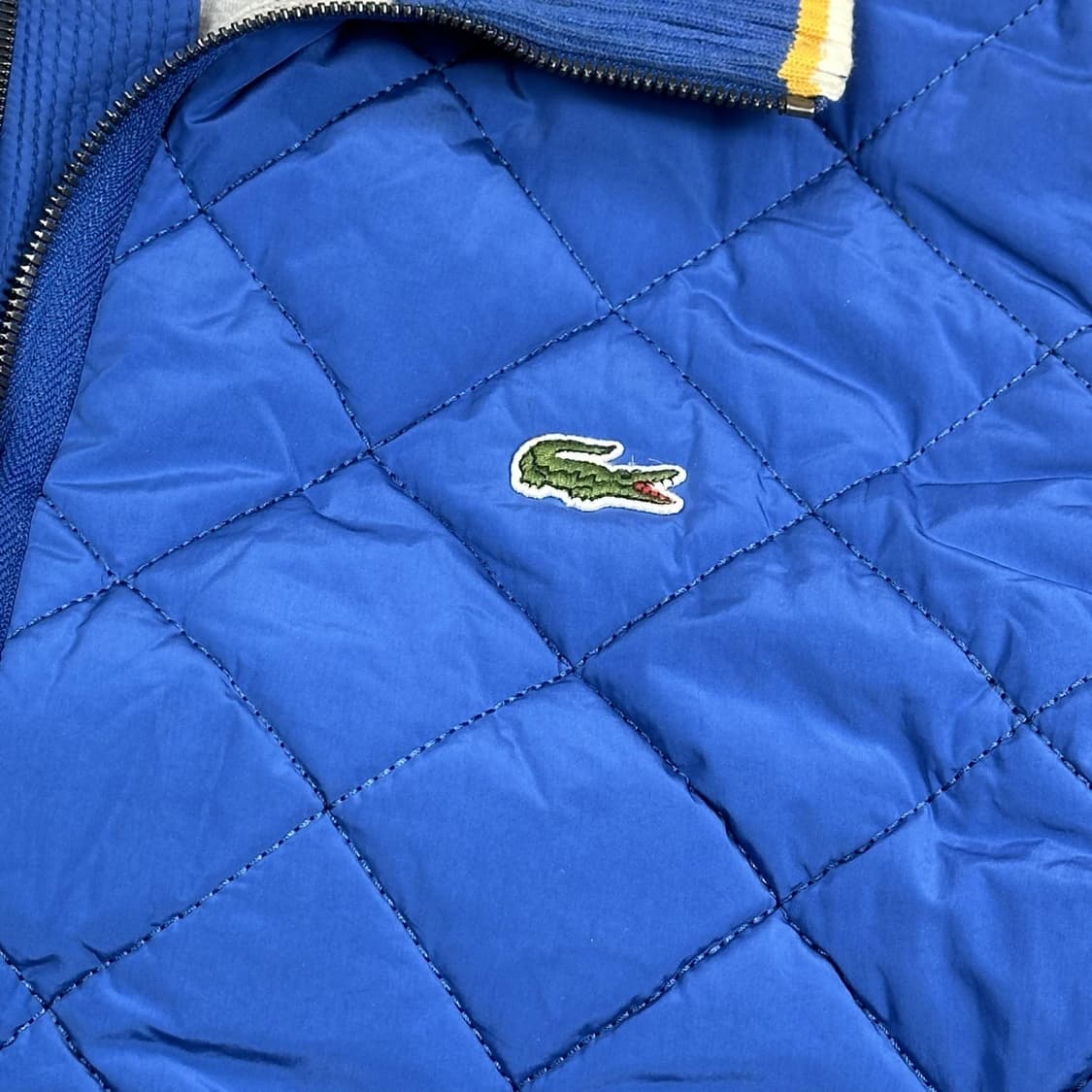 라코스테 크록 누빔 봄버 점퍼 자켓 (실측 L) 상품이미지3
