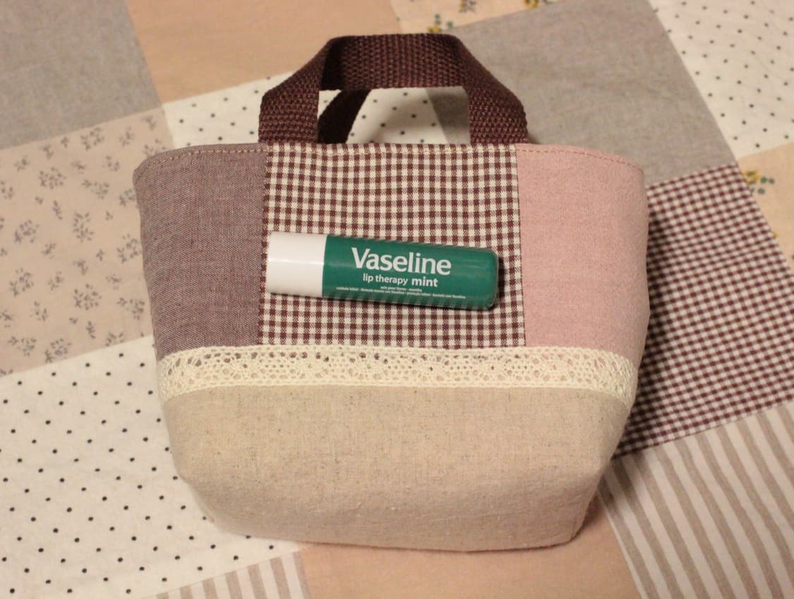 핸드메이드 패치워크 파우치 겸 패브릭 바구니 상품이미지8