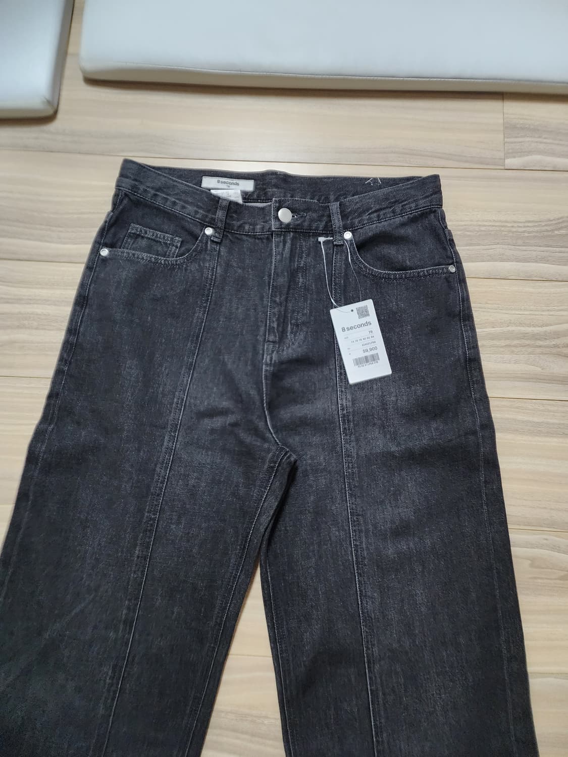 에잇세컨즈핀턱데님팬츠청바지 상품이미지2