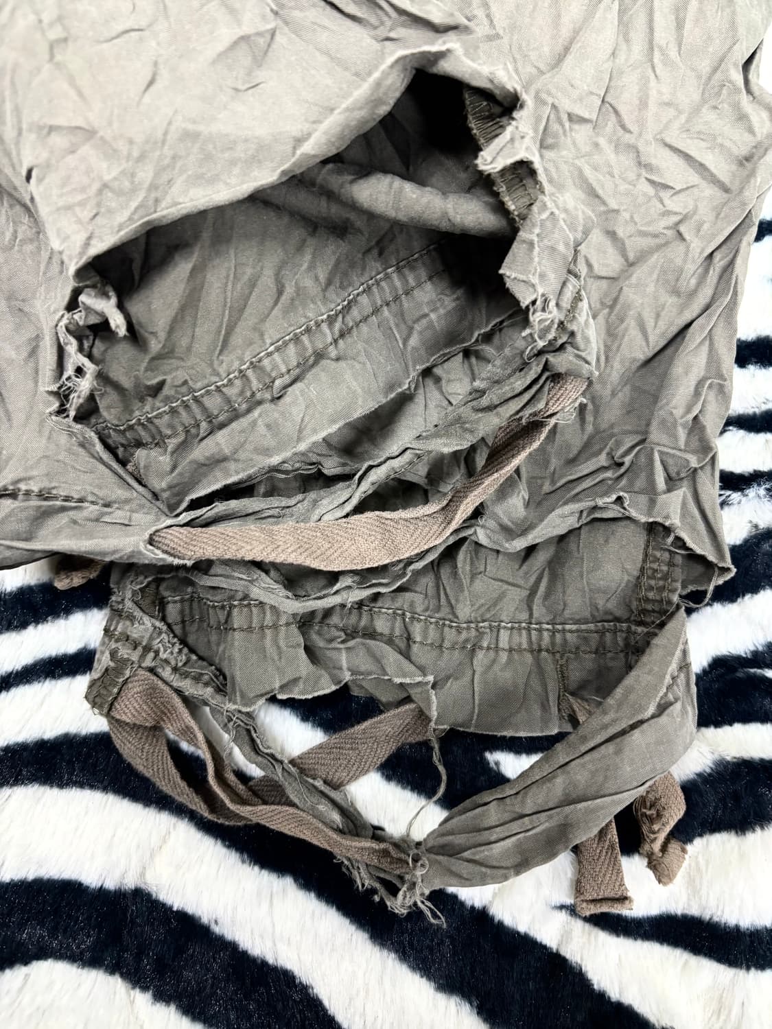 Grunge Mood Khaki Cargo Pants 상품이미지10