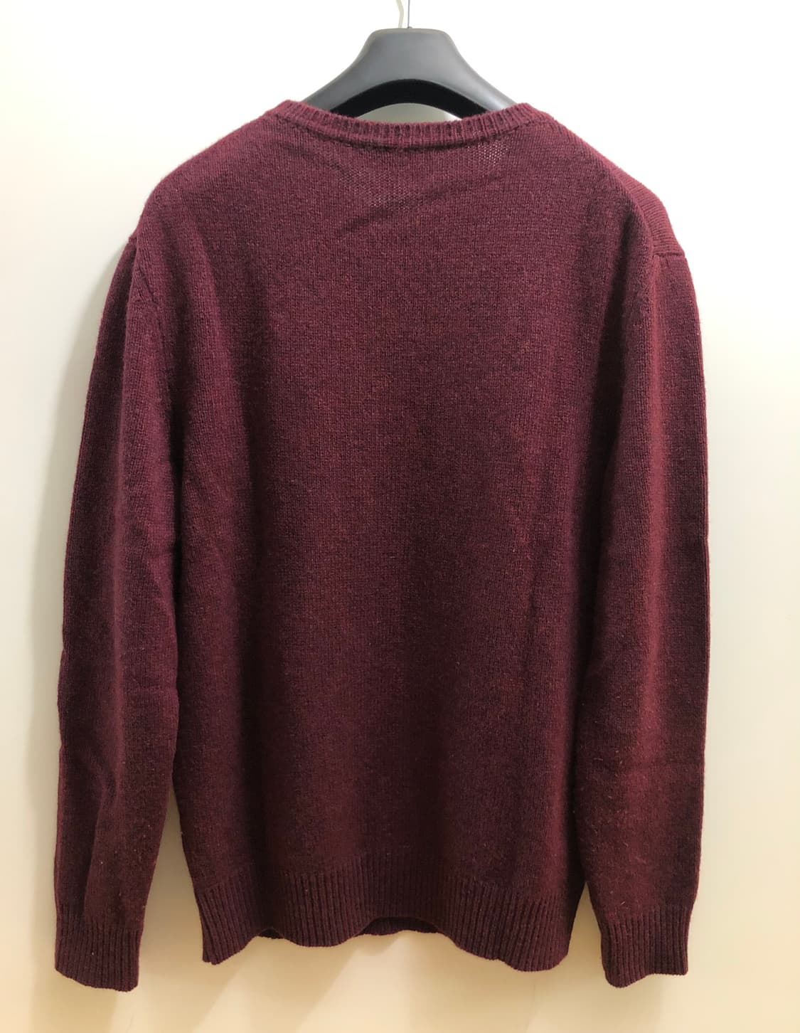 [남성L] 메종키츠네 폭스헤드 니트 버건디 상품이미지2