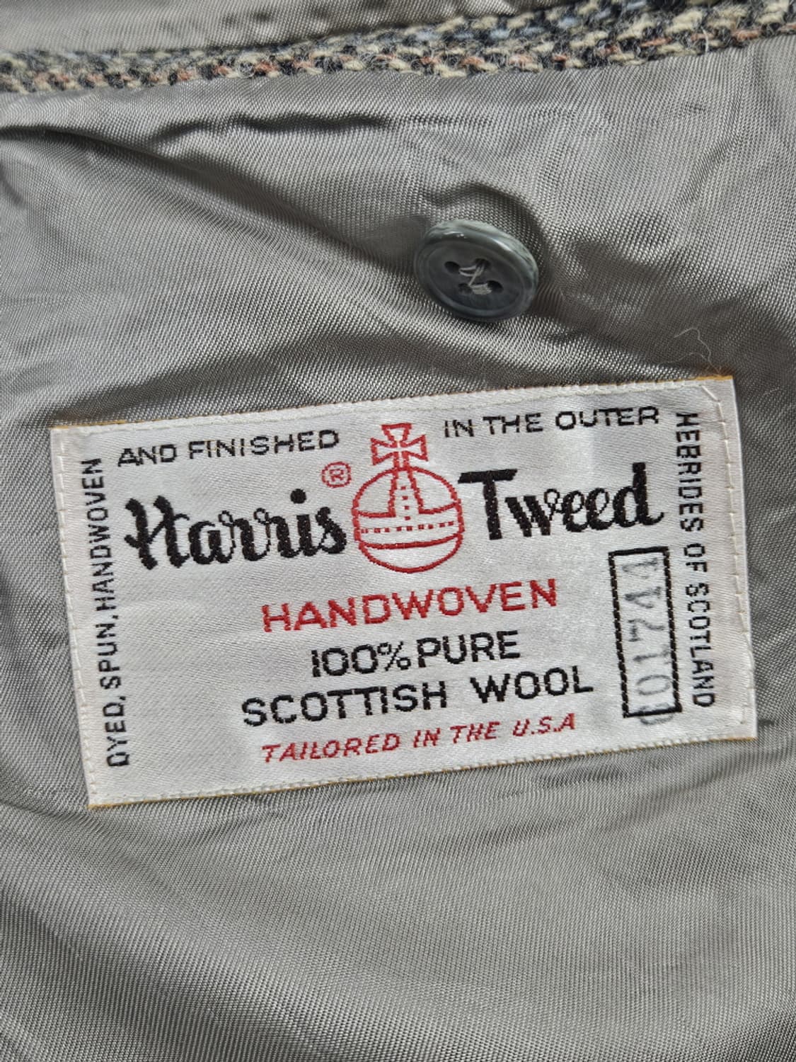 헤링본 패턴 해리스 트위드 블레이저 자켓 ( 상세설명참조 )/ 10078 상품이미지9