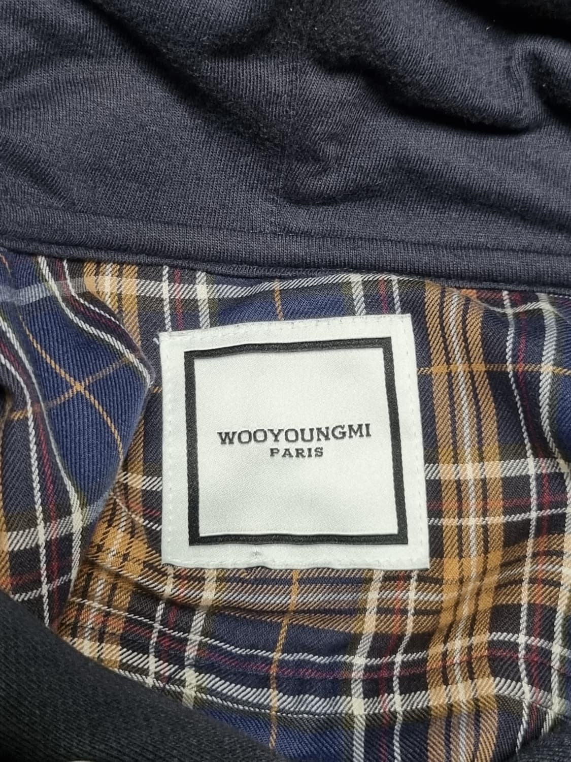 우영미 체크 후드 상품이미지3