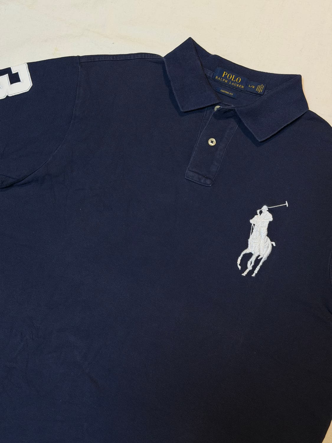 폴로 랄프로렌 빅포니 치프키프 카라티 네이비 화이트 상품이미지2