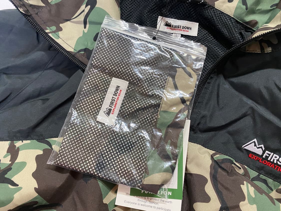 First down camo 바람막이 L 새상품 상품이미지7