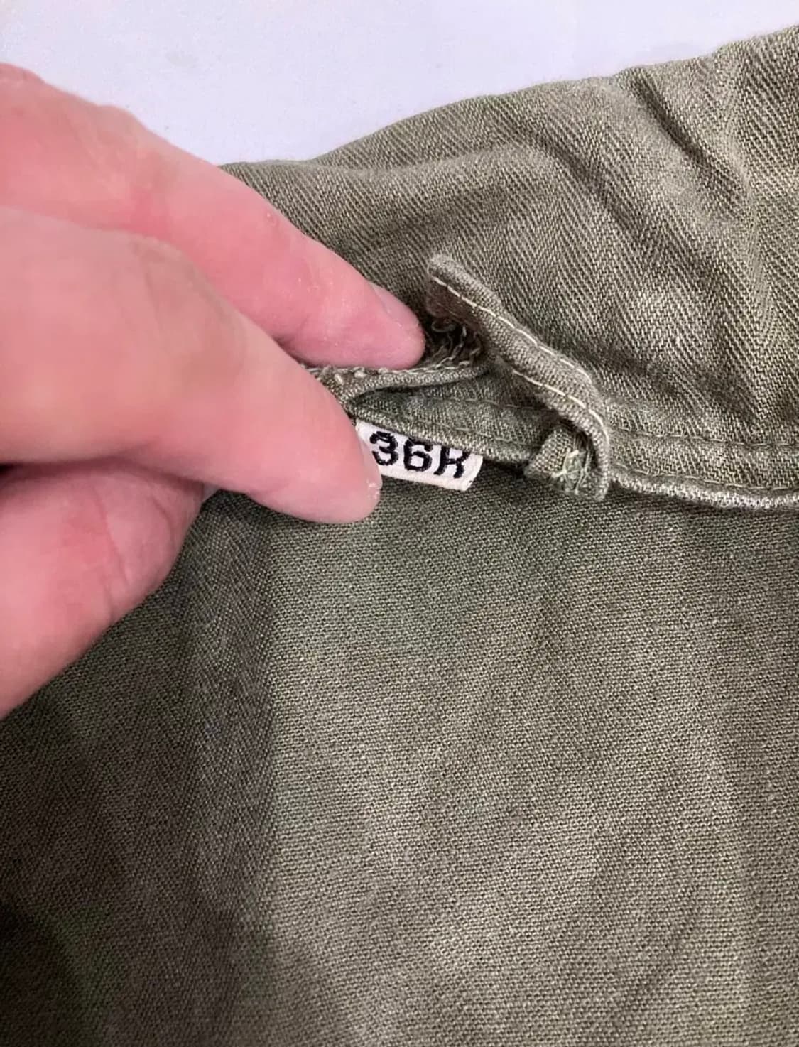 오리지널 WW2 US Army 13star hbt커버올 상품이미지5