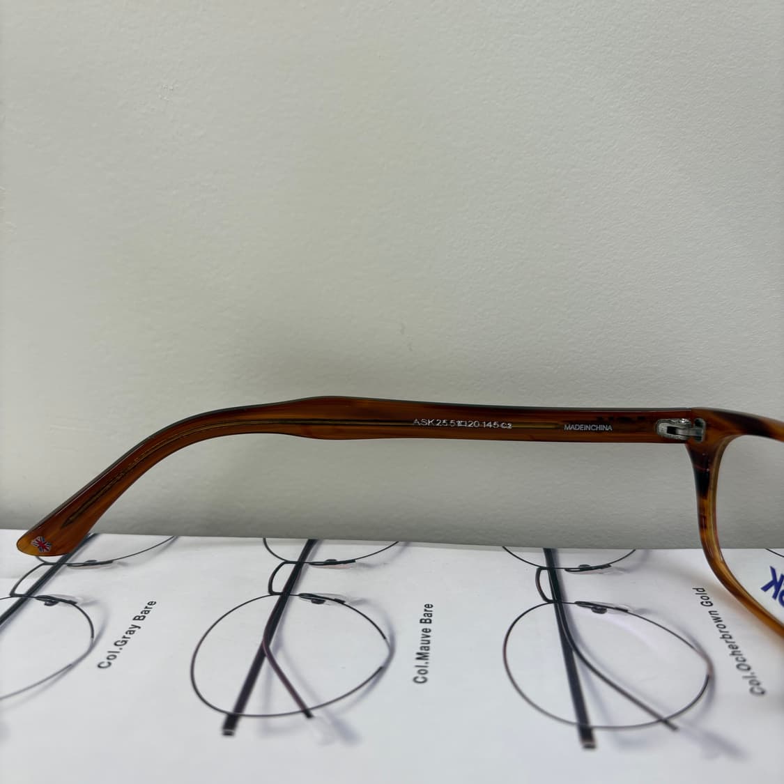 ASK 브라운 뿔테 빈티지안경 상품이미지6