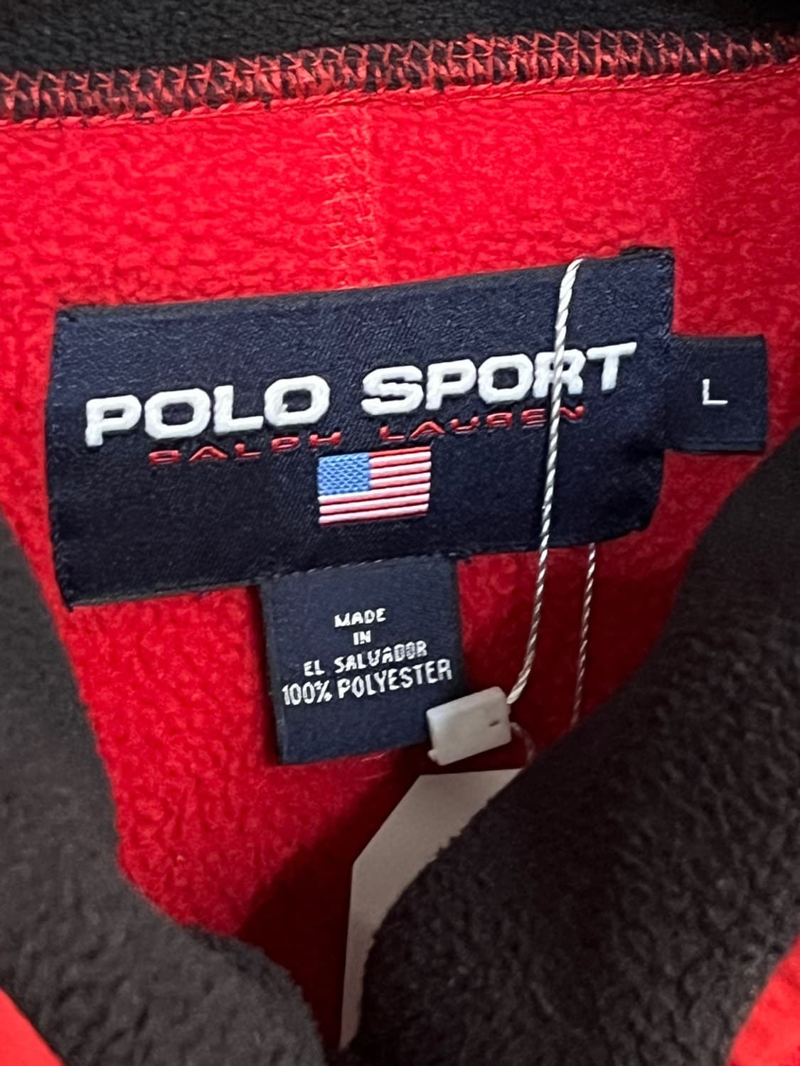 90s 폴로 스포츠 풀집업 플리스 상품이미지5