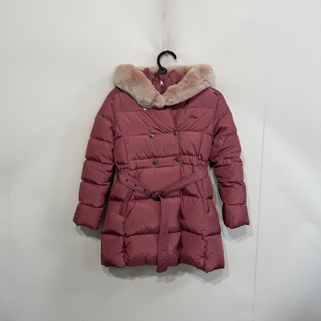 닥스 키즈 여아 구스다운 롱패딩 140 빵빵함 상품이미지1