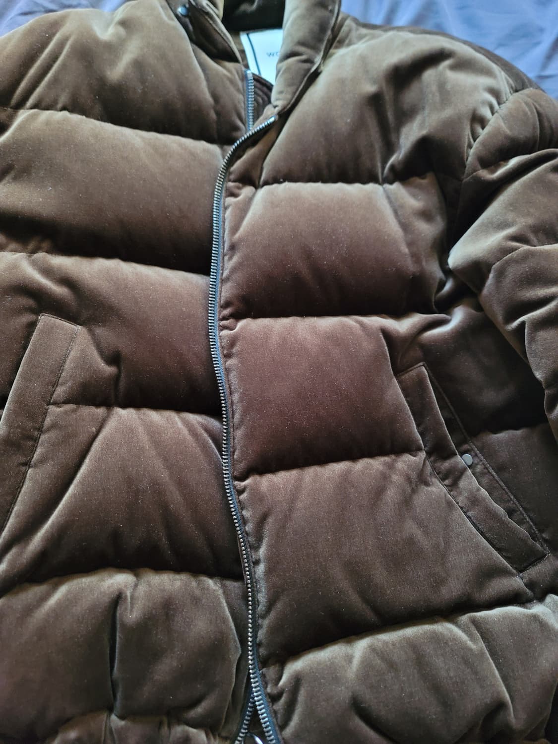 [교환]우영미 벨벳 턴업 패딩 46 ->노스페이스 프로젝트 다운 XL 상품이미지4