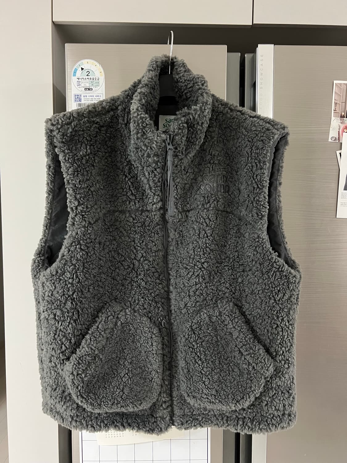 SAND SOUND 후리스 오버핏 베스트 상품이미지1