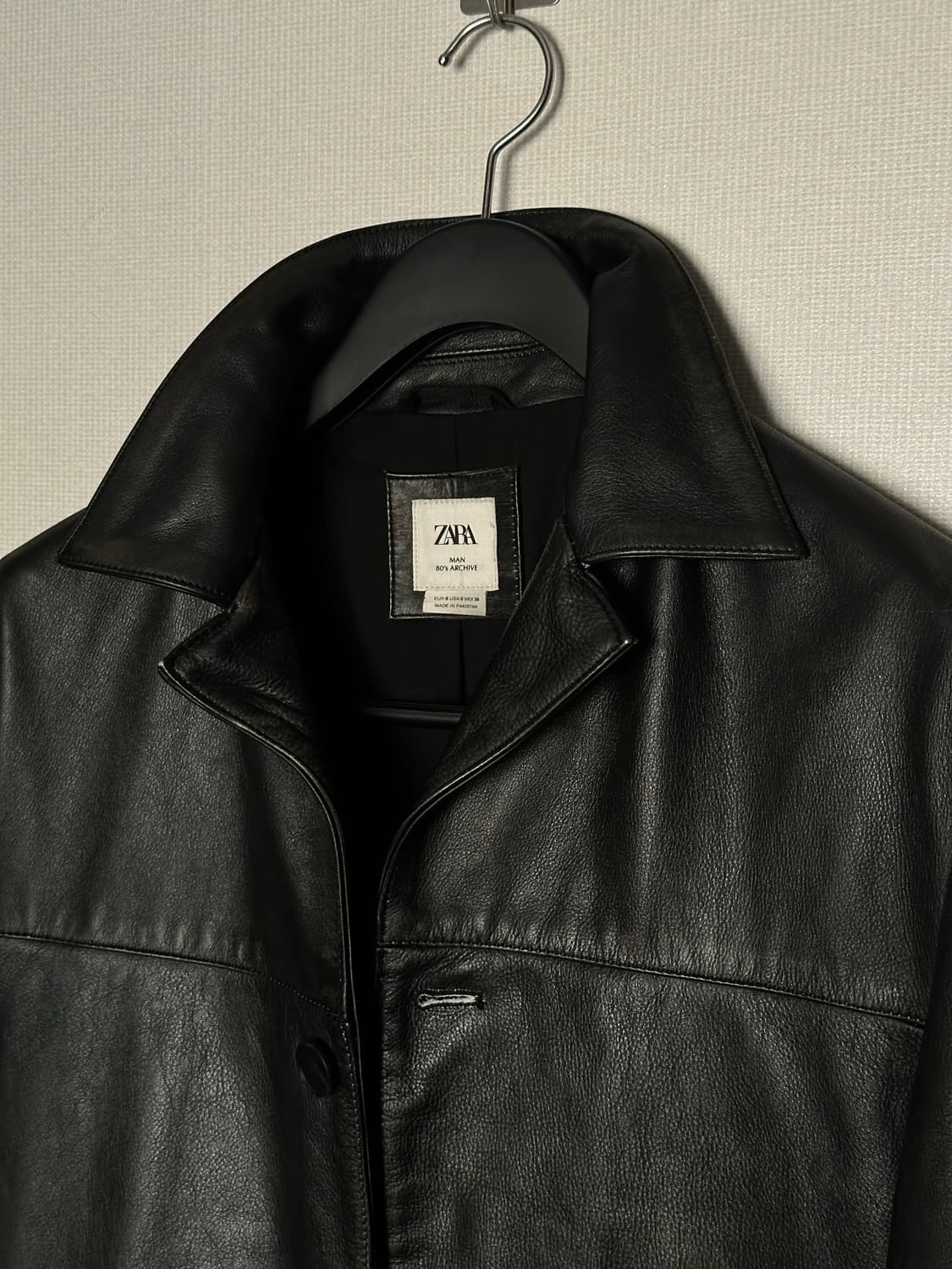 (새상품)자라 카코트 레더 팔아요 상품이미지2