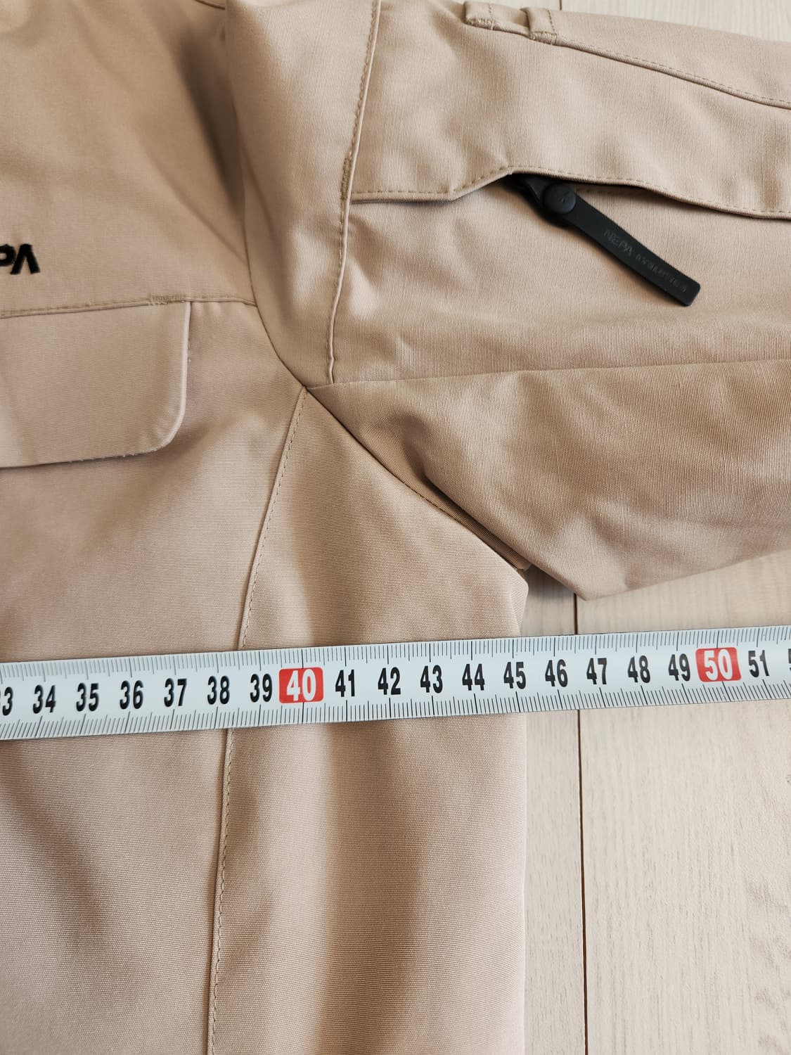 새상품급)네파 베이지 여성 알라스카 라이트 롱 덕다운자켓 사이즈90(s) 상품이미지3