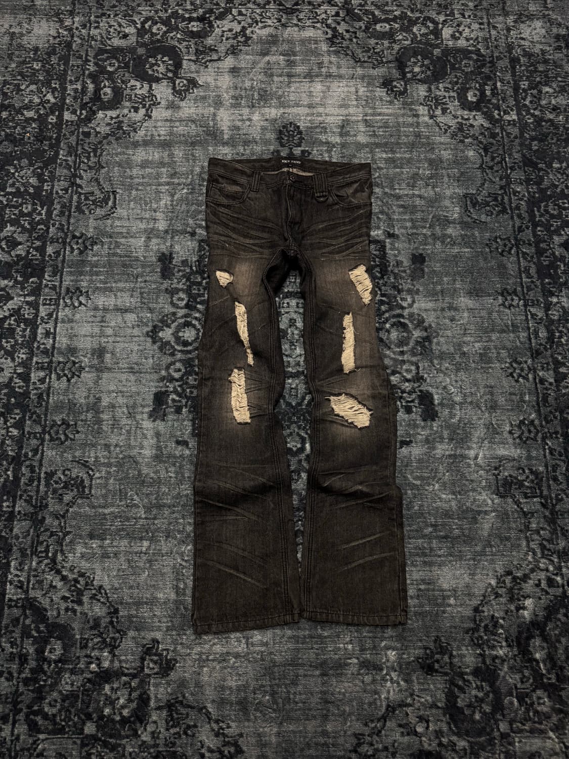 Vice fairy 00s vkei shadow washing flare 상품이미지4