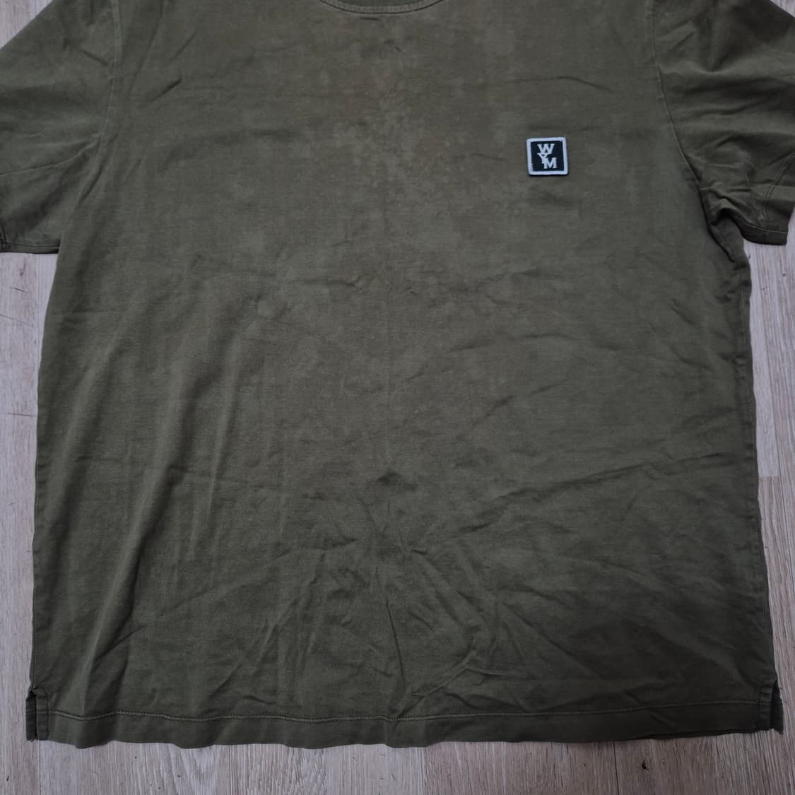 우영미 스퀘어 파리 로고 와펜 반팔티셔츠 (48) 상품이미지3