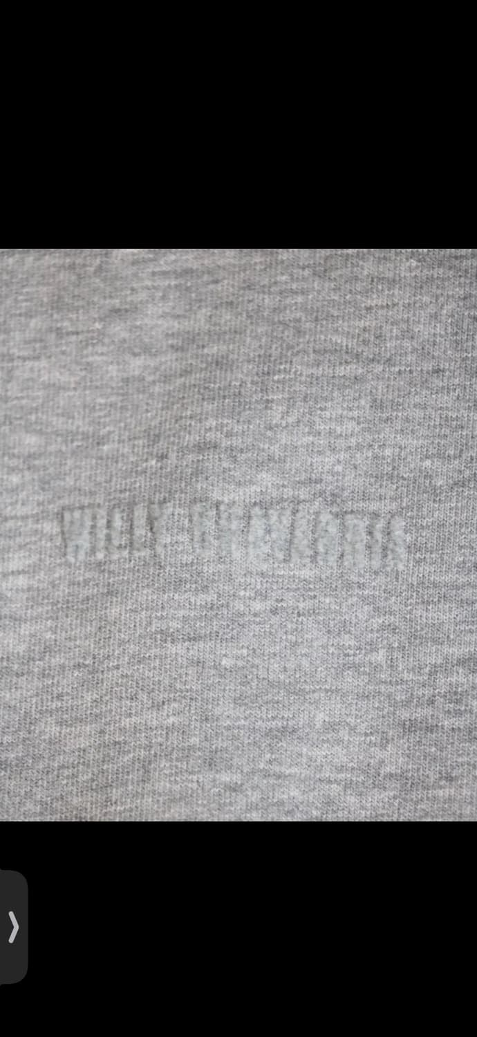 윌리 차바리아willy chavarria 로고 후드 그레이 L 상품이미지9