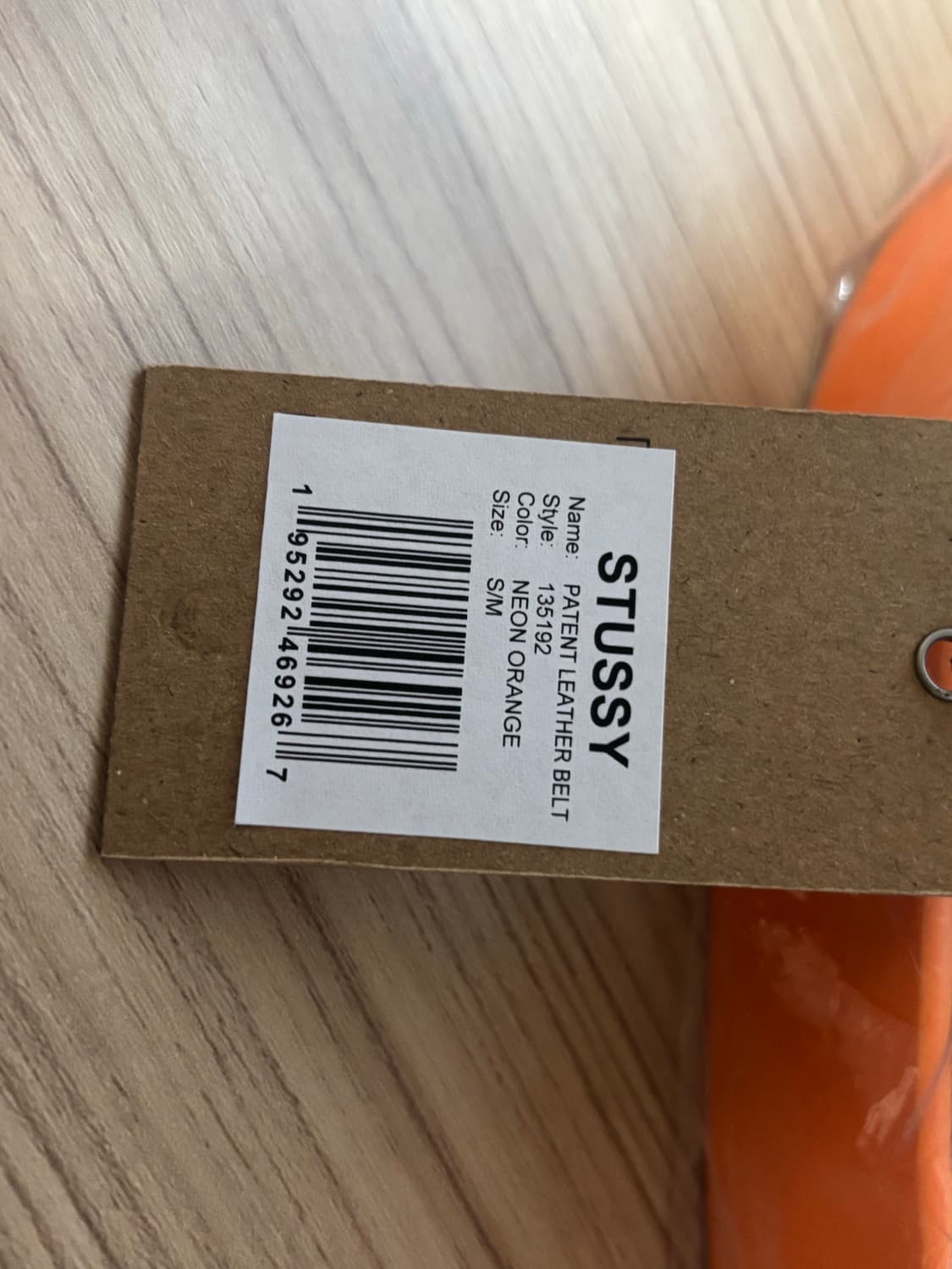 Stussy neon orange belt/스투시 벨트 상품이미지4