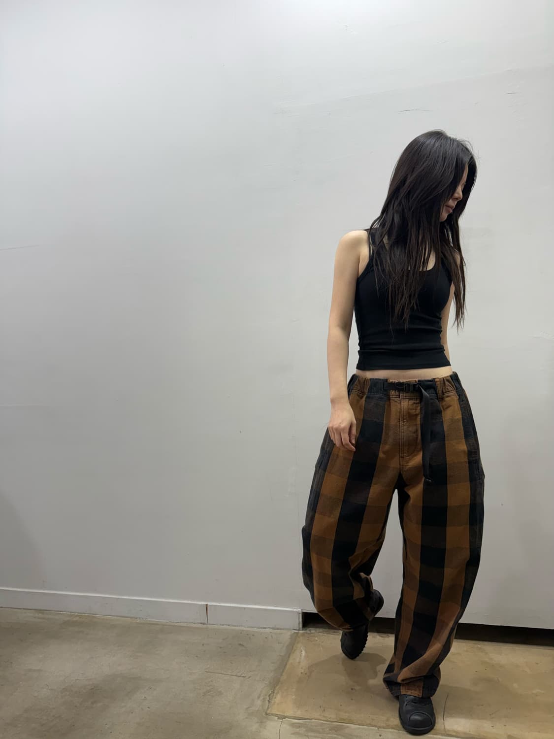 슈프림 밴딩 벨트 디테일 와이드 팬츠 상품이미지10