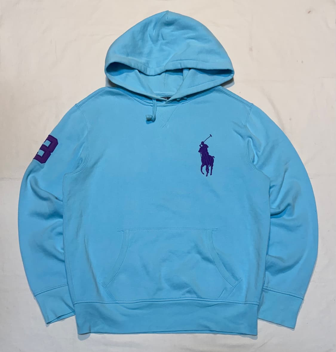 폴로 랄프로렌 빅포니 후드티 스카이블루 상품이미지1