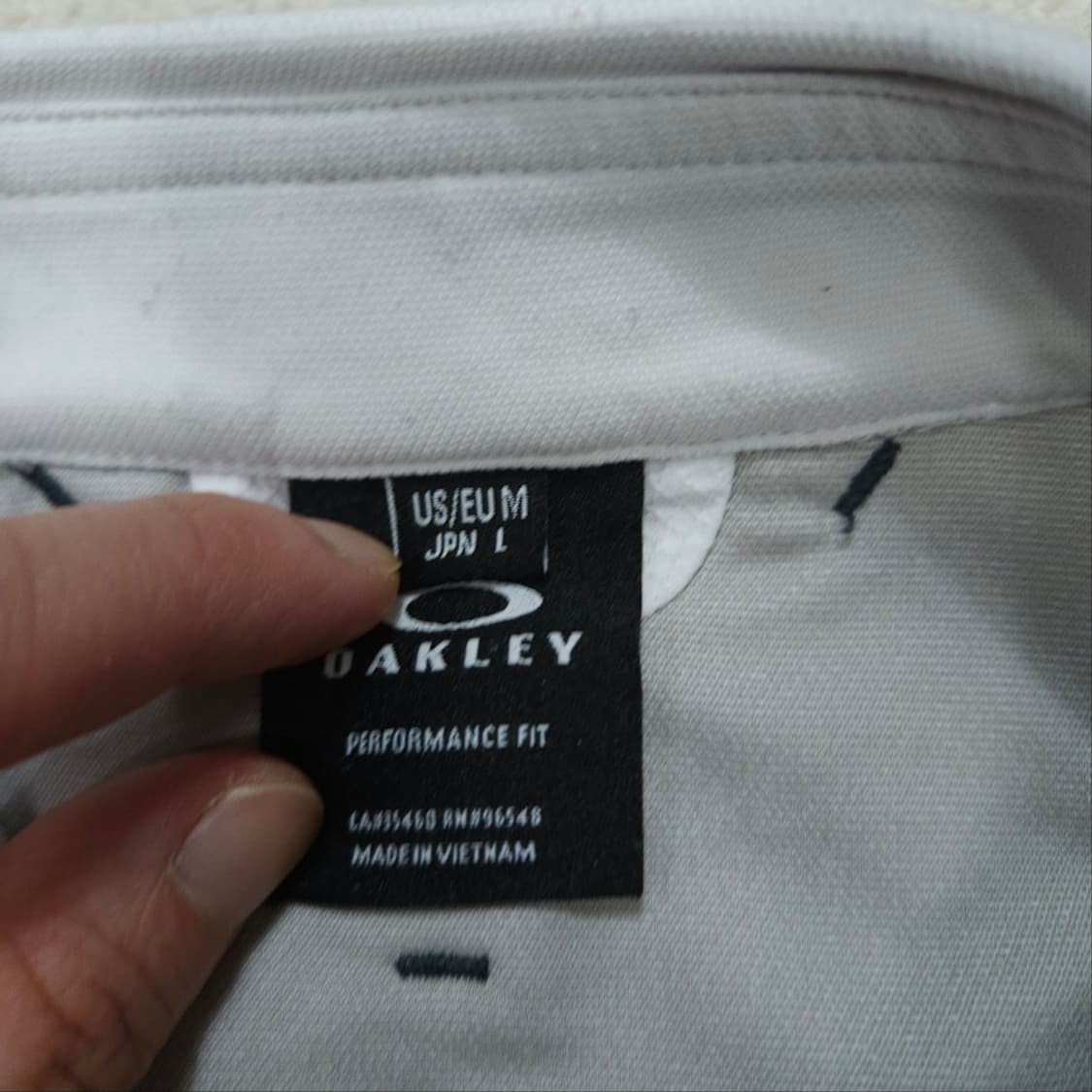 오클리 써클 로고 화이트 셔츠 자켓 L 상품이미지6