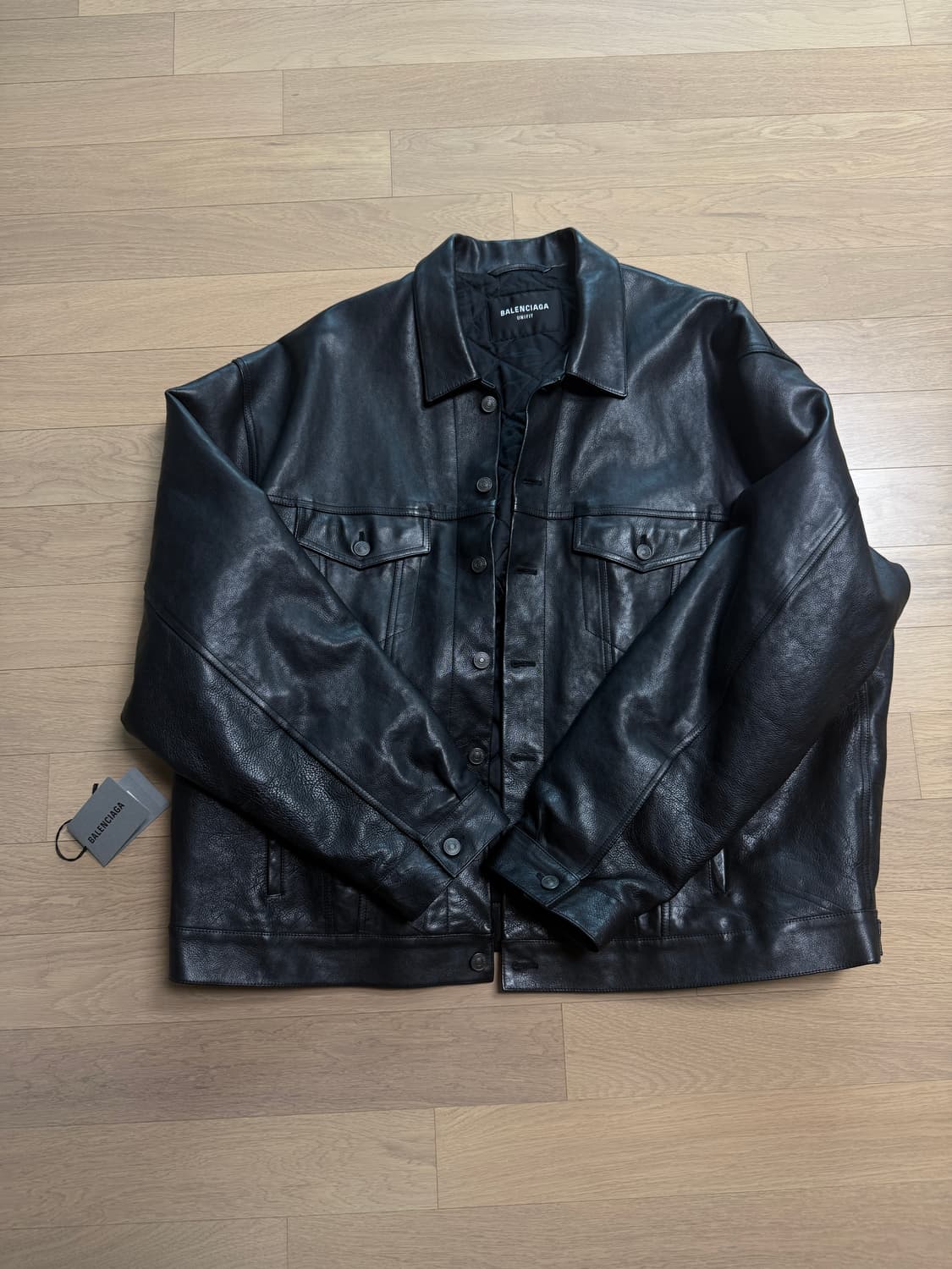 [xs] 발렌시아가 버팔로 레더 자켓 상품이미지1