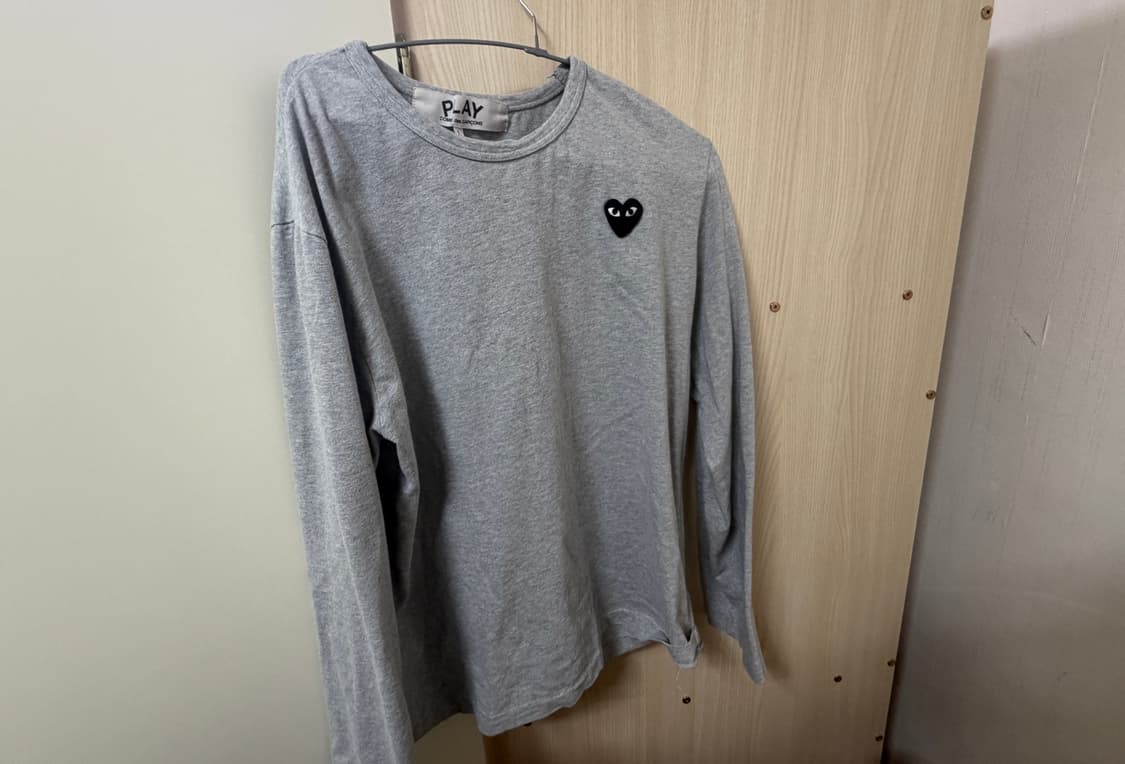 꼼데가르송 그레이 롱슬리브 상품이미지1