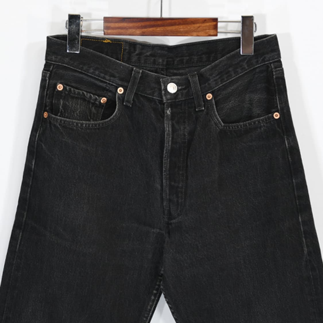 90s Levis 501 블랙데님팬츠 상품이미지3