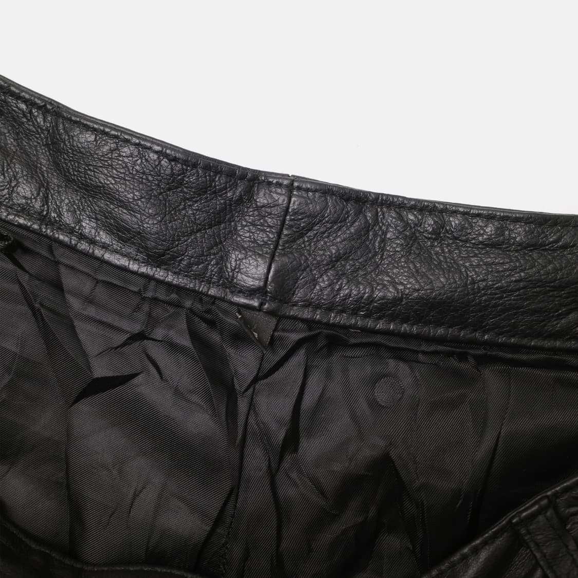 90s 유럽제 레더 팬츠 상품이미지7