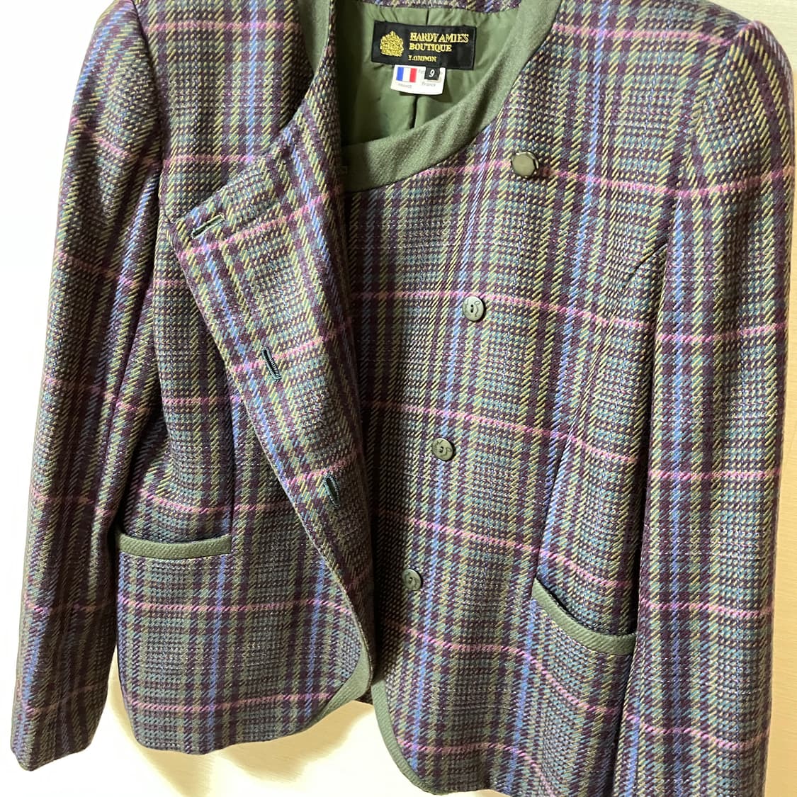 HARDY AMIES 울 100% 자켓 MADE in FRANCE 상품이미지4