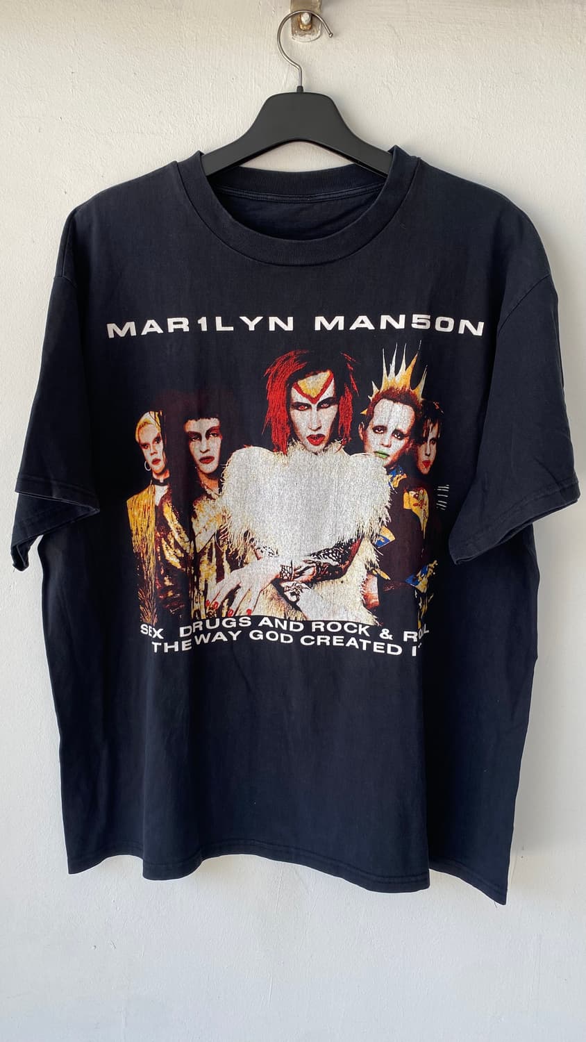 Marilyn manson 마릴린맨슨 반팔 티셔츠 xxl 2xl 상품이미지1