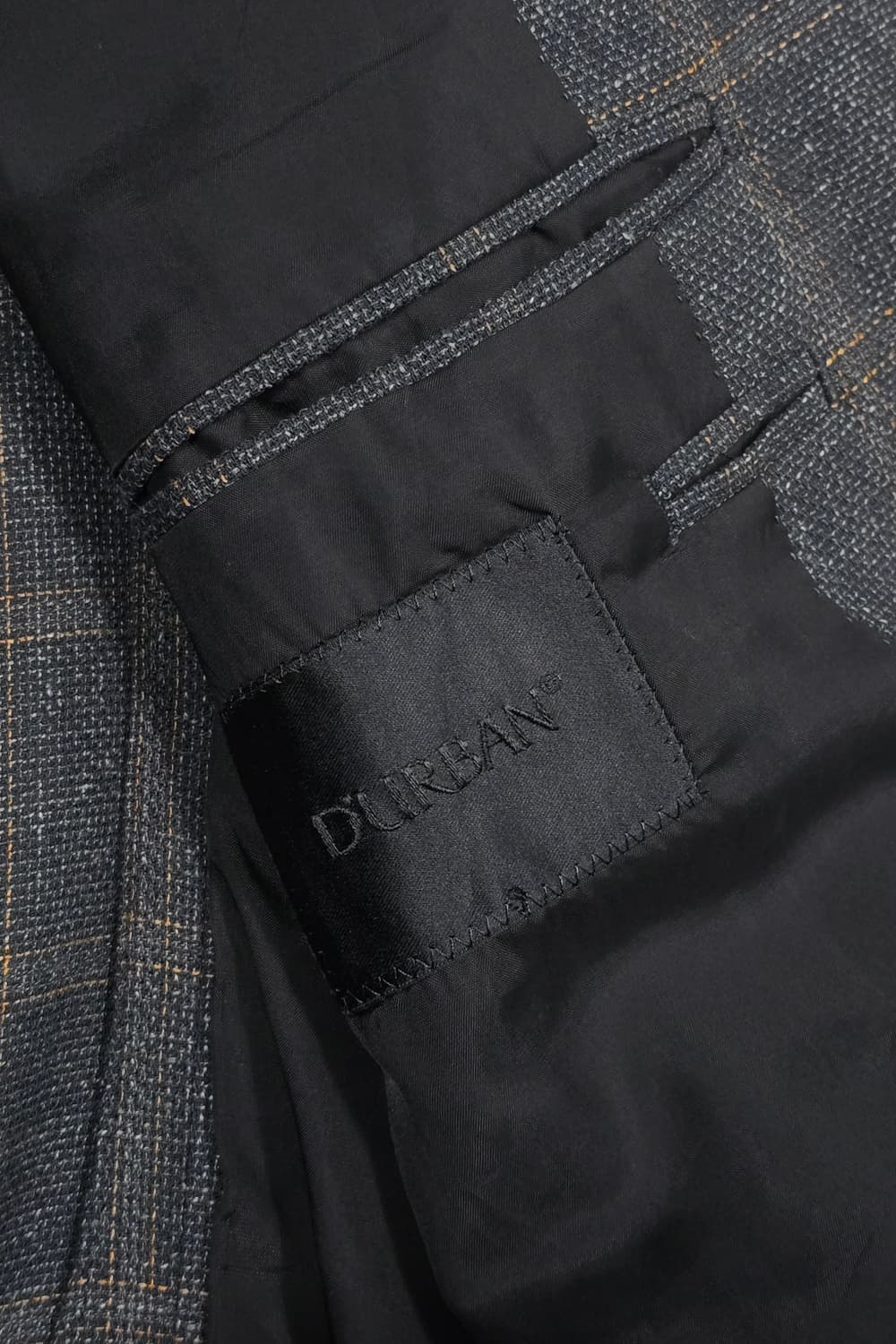 Durban 더반 울 캐시미어 혼방 체크 블레이저 자켓 100사이즈 상품이미지5