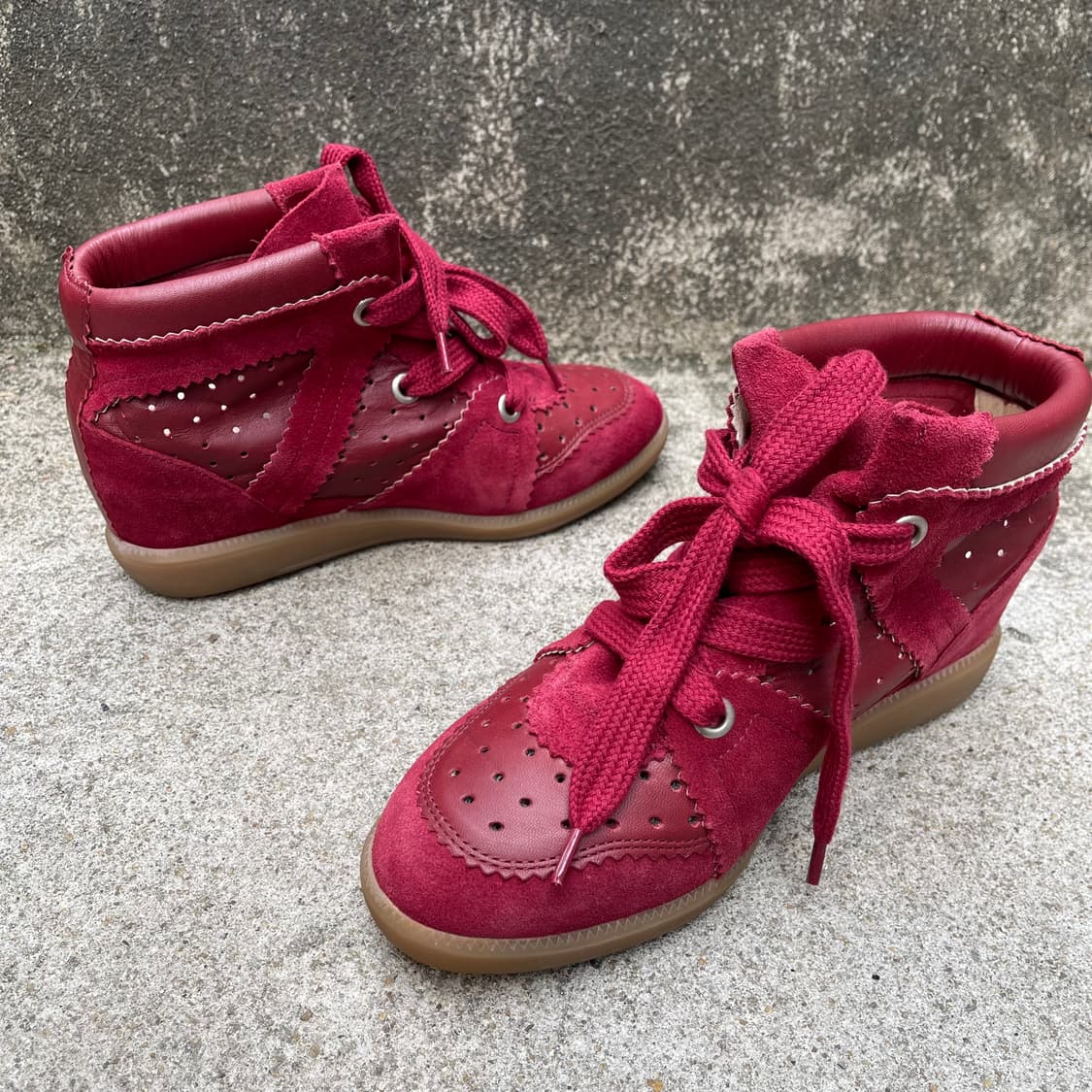 [38] Isabel Marant 스웨이드 바비 스니커즈 (245) 상품이미지4