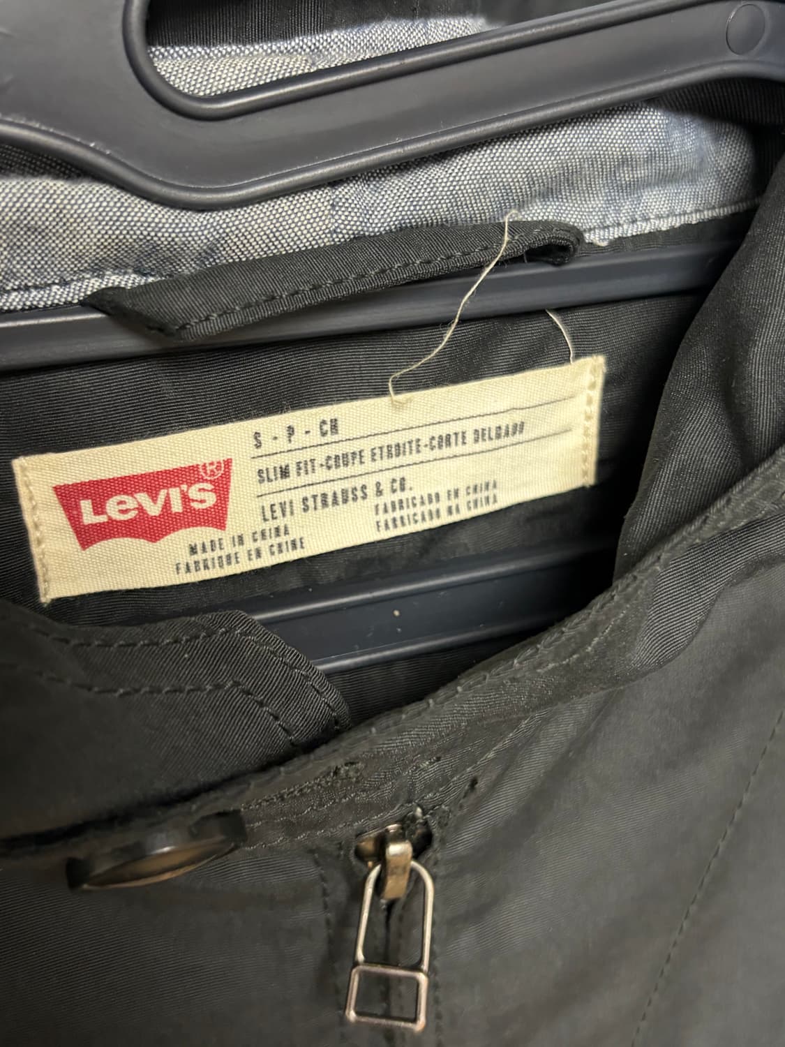 리바이스 후드 검정 자켓 S 상품이미지2