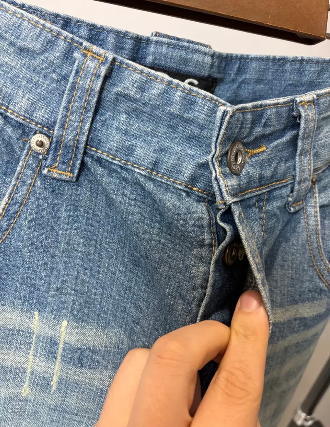 (32) 00s 돌체앤가바나 백포인트 워싱 데님팬츠 상품이미지3