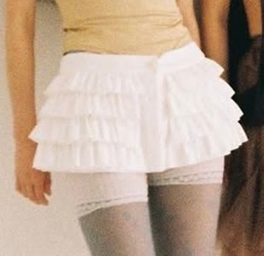 샵페어리 캉캉 스커트 화이트 S사이즈 상품이미지1